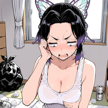 おっさんが胡蝶しのぶさんに女体化
