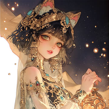 エジプト姫とランタン