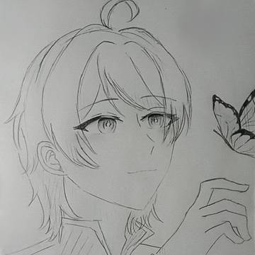 恵美まどかと蝶