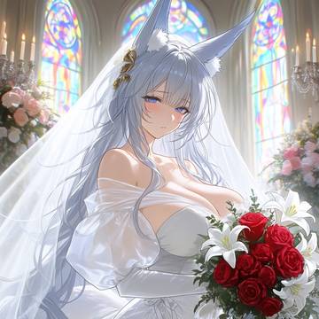 ウェディングドレスの信濃