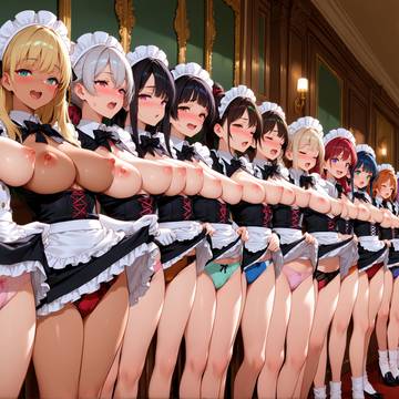ハーレムメイドパンチラ回廊