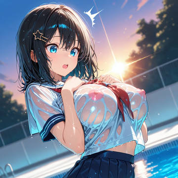ブラしてないのにスケスケになっちゃった!