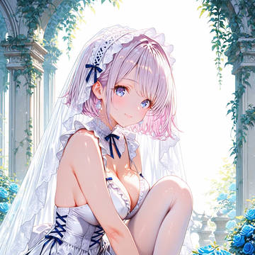 お迎えまだかな〜?👰♀️💕