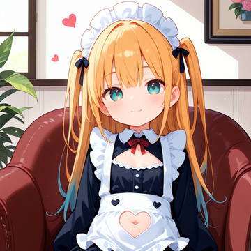 へそ出しメイドさん❤