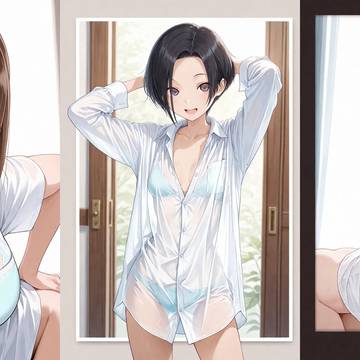 透けブラ彼シャツ