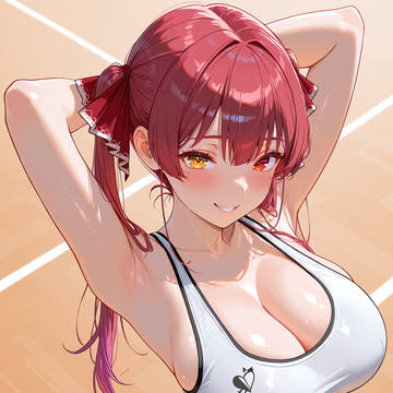 まりん　ストレッチ　目隠し有