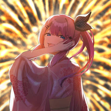 めるちと花火見てきた✨