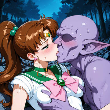 淫魔に敗北した代償に体を捧げるセーラージュピター