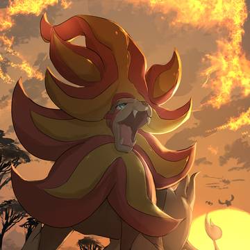 メガカエンジシ(Mega Pyroar)