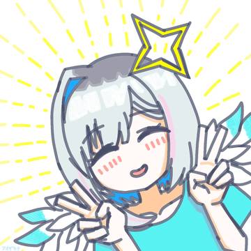 ダブルピースたそ！