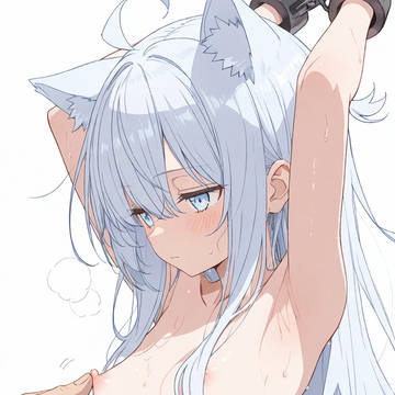 ケモミミ銀髪オリキャラ
