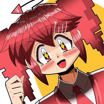 重音テト（カンケーガール版）を描きました。