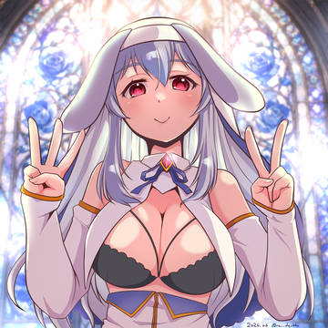 Vtuberのブルーローズさんの5周年記念FA