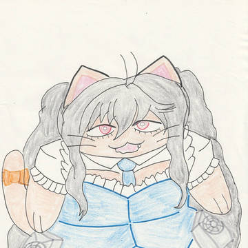 『擬猫化ファンアート：山田ブルーハワイ！！』