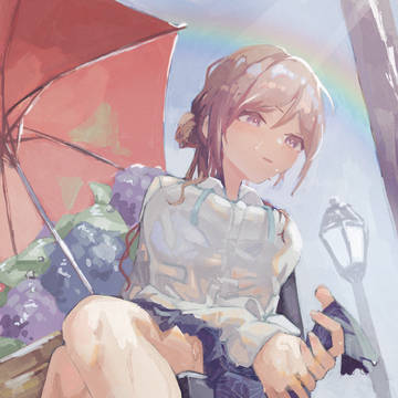 雨上がり莉波さん