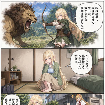 異世界エルフのゆるっと日本暮らし　第44話