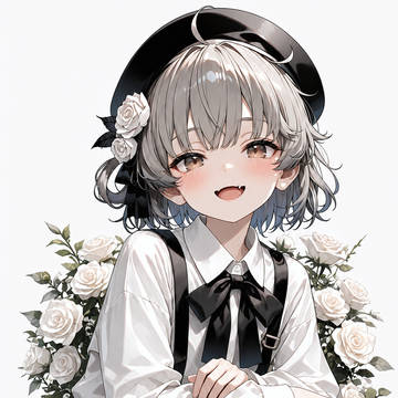 白薔薇にほどける笑顔