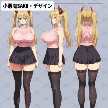 小悪魔SAKU・三面図