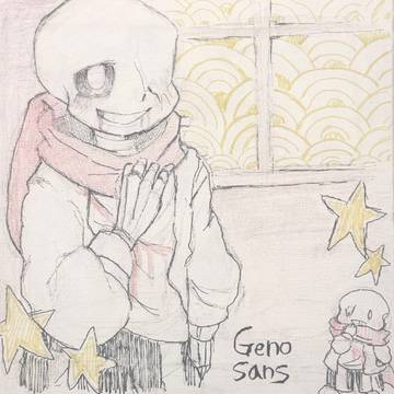 デカ キャンバスボードに描いたけど