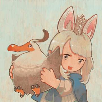 ララフェルとタイニードードー