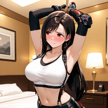 拘束され犯されるティファ