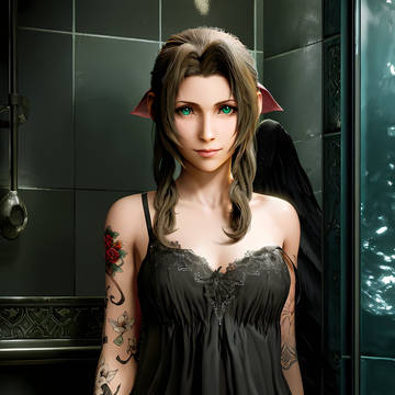 片翼のエアリス　（FF7）