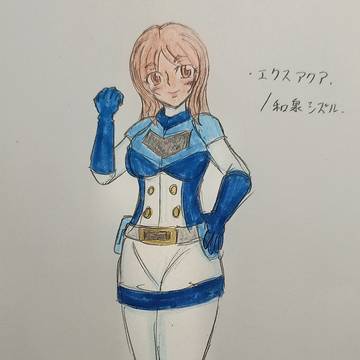 久しぶりにエクスアクアを描いてみた♥
