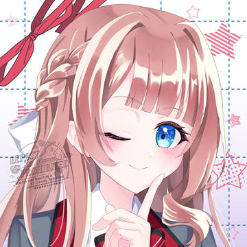 ハーフアップほなちゃん
