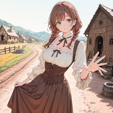 おそわれ村娘