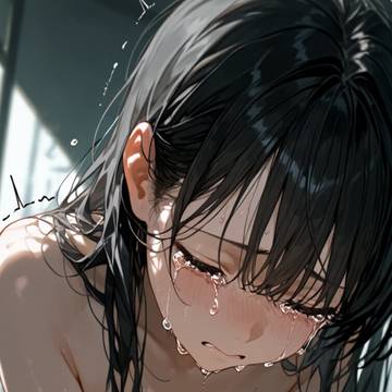 泣いてる子