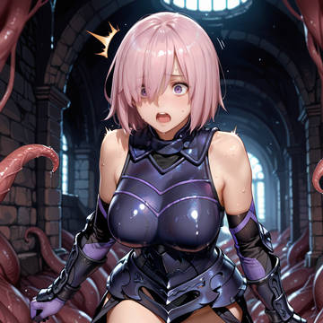 触手プレイ マシュ・キリエライト
