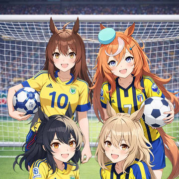 ウマ娘サッカー伝説の攻撃ユニットそのニ『サンデー四天王』
