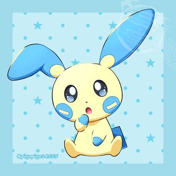 おすわりマイナン🐰💙