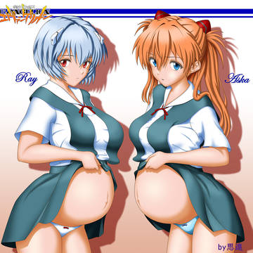 そろって臨月