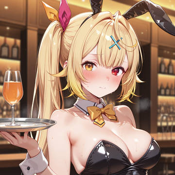 【マシュマロ消化】 バニーガールhskw