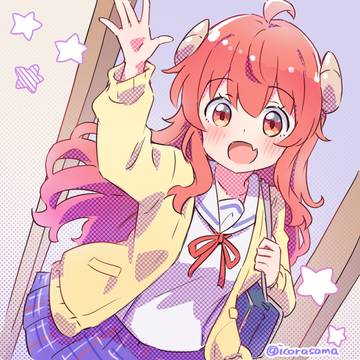 黄色い上着のシャミ子
