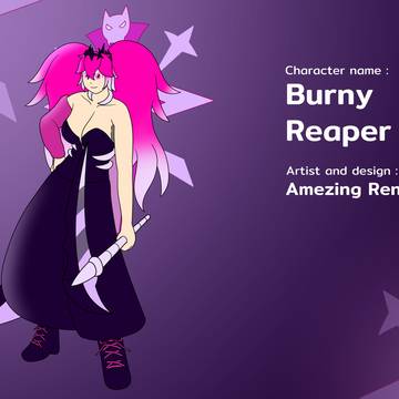 Oc : Burny Reaper 🐲🔵🔥