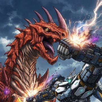 バラムvs成体エルギヌス