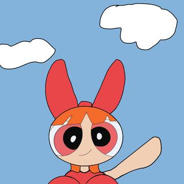 Bombón volando desde lejos