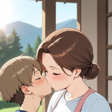 恋人同士のぼくとママ
