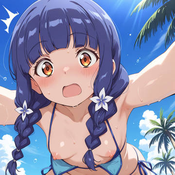 芽衣子ちゃんビキニぽろり