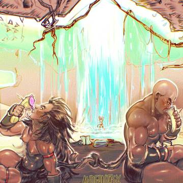 Nappa x Raditz