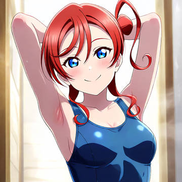 米女メイ　スク水