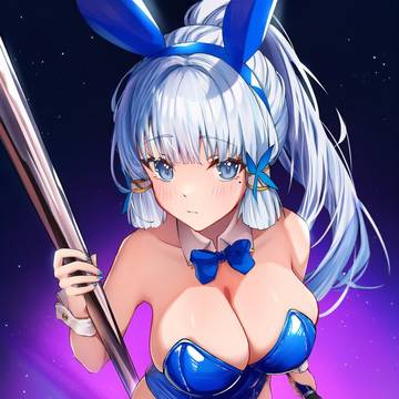 神里绫华：钢管舞兔女郎