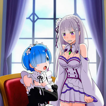 Rem spanking Emilia