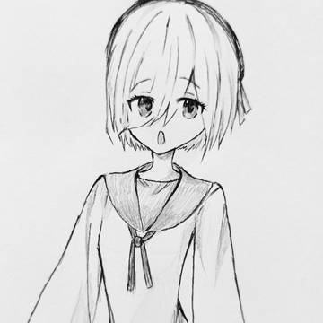 ベレー帽の女の子