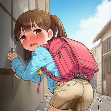 下校おしっこおもらし