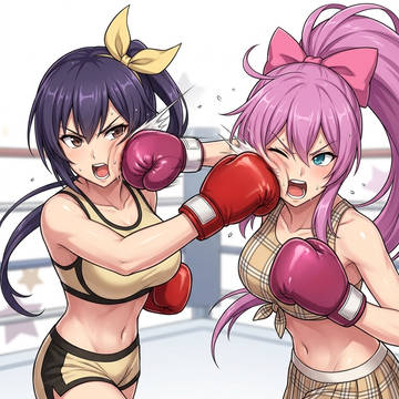 ボクシングエンジェル 絵梨奈 vs 茜