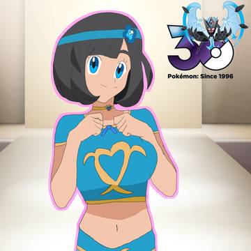 Selene in her contest attire