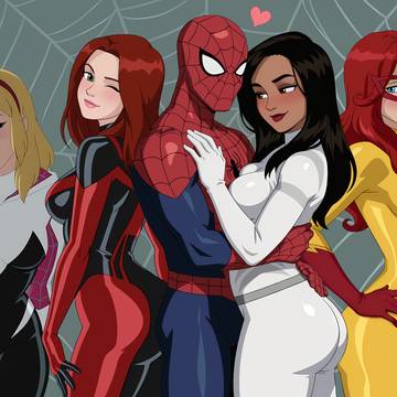 Ultimate Spider Harem 001
